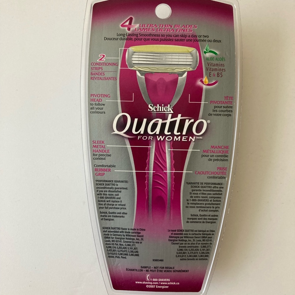 Schick Quattro Women`s Razor - Picture 2 of 2